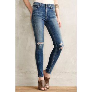 Citizen of Humanity Rocket High Rise Skinny Jean In Cripsy Blue Women's Size 26